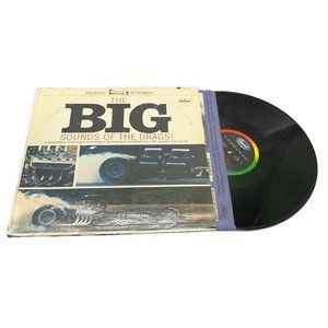 The Big Sounds of Drags LP Capitol ST 2001 Racing Sound Effects Vinyl Record